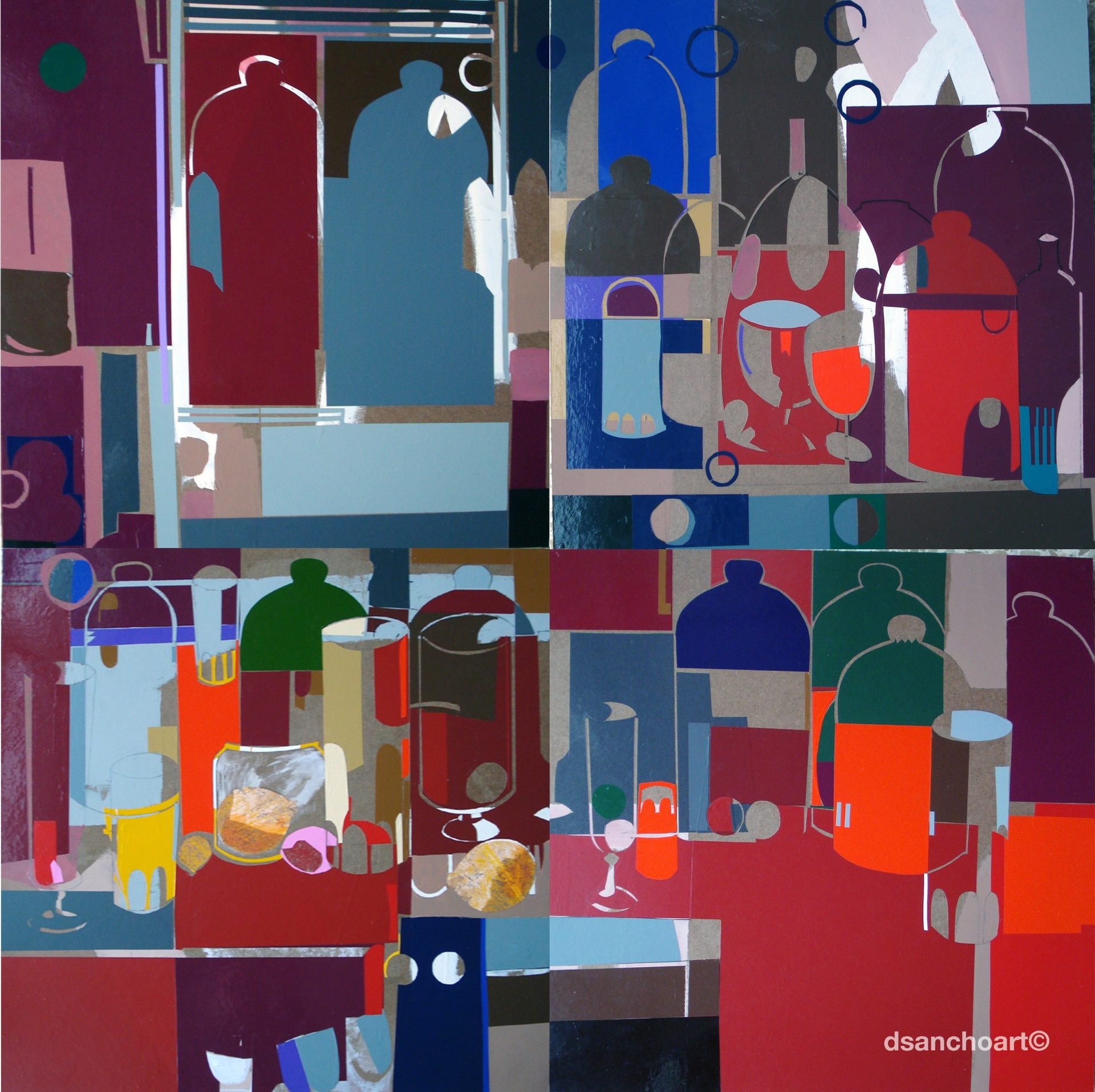 David-Sancho-Collages -Marroquíes