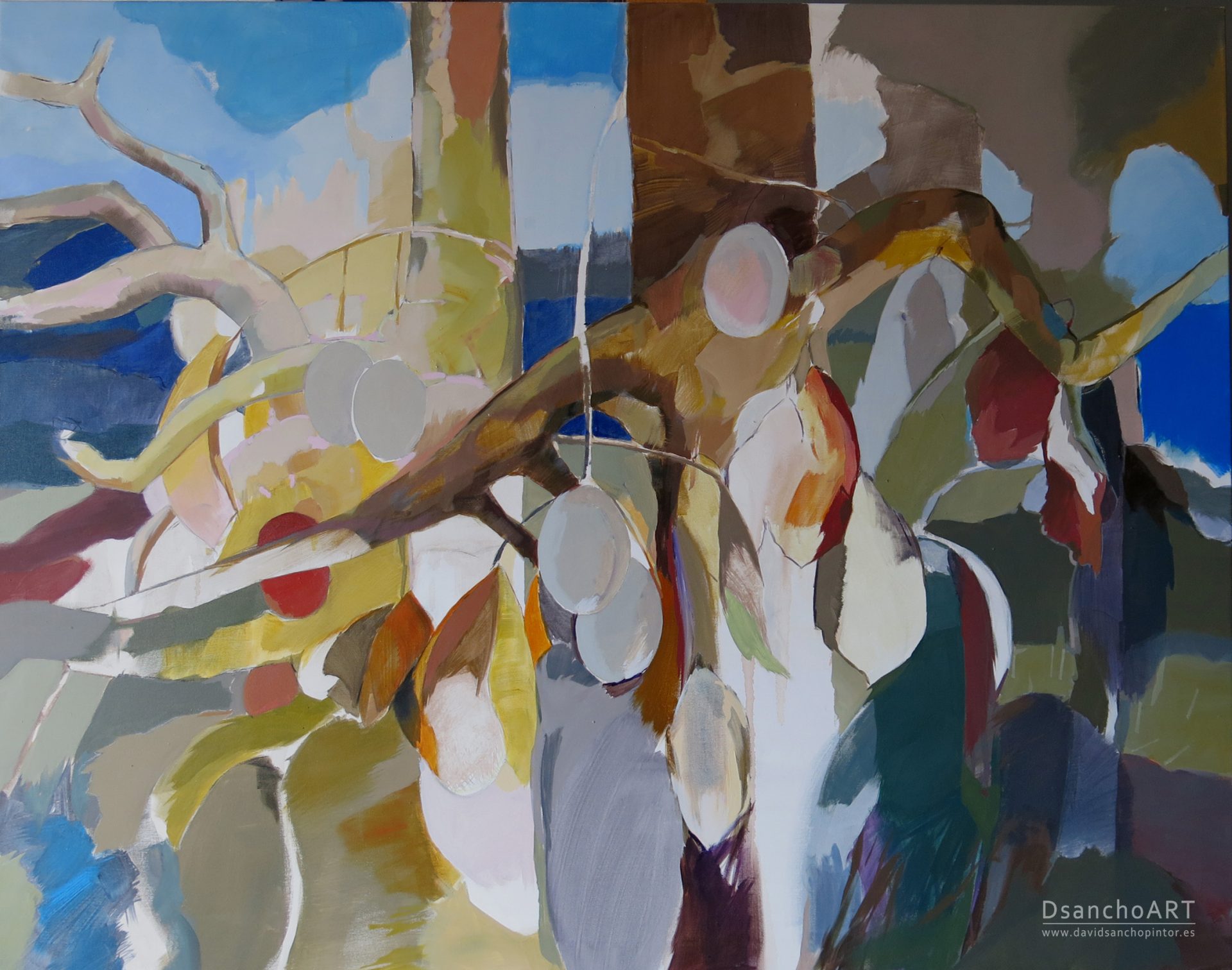 Frutos en Invierno, 146 x 114 cm, acrilico sobre lienzo