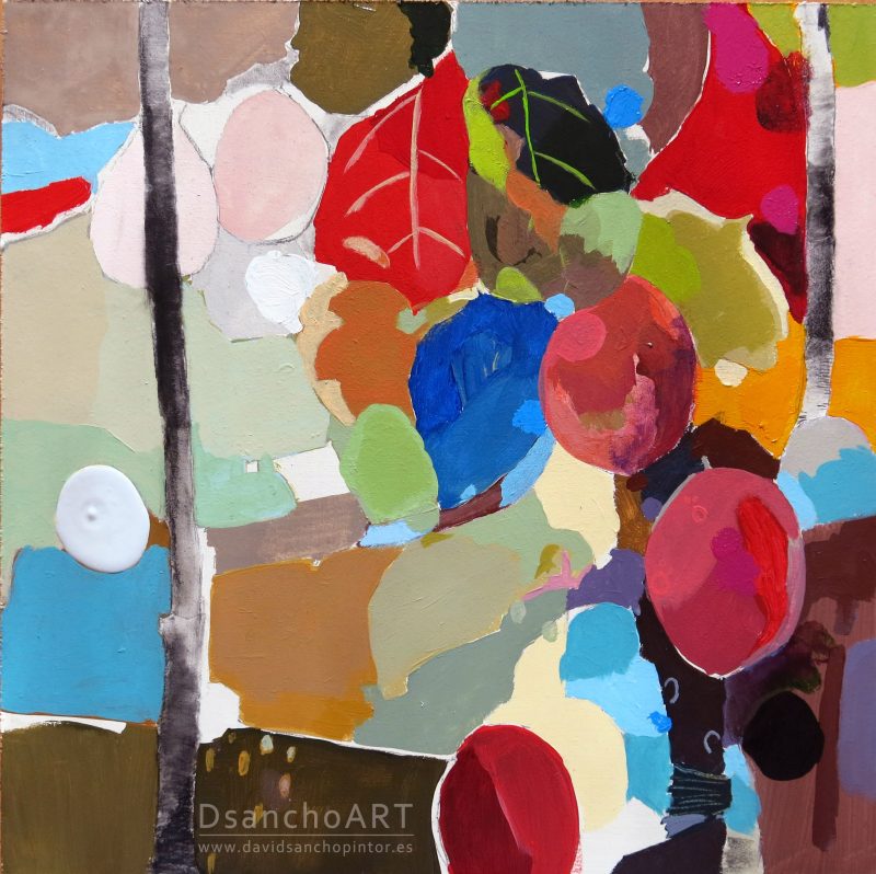 PEQUEÑOS FRUTOS 2, 30 X 30cm. MIXTA TABLA