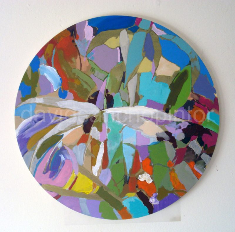Merienda para tres - Acrílico sobre lienzo - 100 x 100 cm
